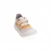 BAREFOOT Buty sportowe D.D.STEP F100-61859L CREAM na rzepy